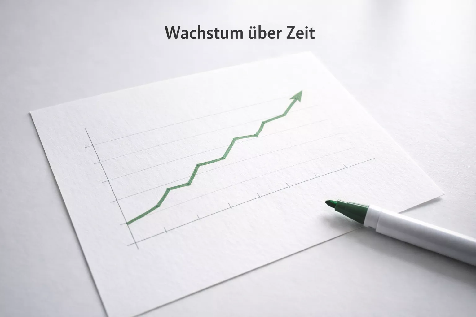 Grafico semplice che mostra crescita del capitale nel tempo